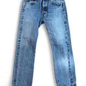 Rare Levi’s 501 Blank Red Tag Denim Jeans 33x32